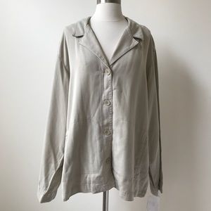 Liz Claiborne Woman 100% Tencel Shirt Jacket